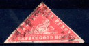 Марка колонии Великобритании - "Треуголка Мыса Доброй Надежды"