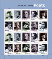 Серия почтовых марок США "Поэты XX века"