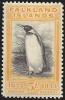 Почтовая марка Фолклендских островов 1933 года с пингвином