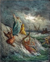 Картина Гюстава Доре "Святой Павел после кораблекрушения"