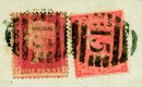 Редкая почтовая марка Красный пенни