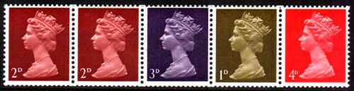 Почтовые марки Великобритании с Елизаветой II