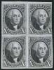 Квартблок почтовых марок США 1847 г.