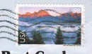 Почтовая марка США - стандарт на открытке