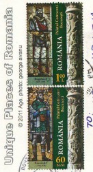 Посткроссинг: почтовые марки Румынии с королями на открытке