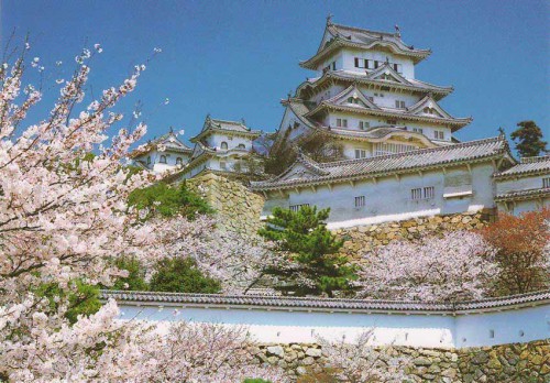 Посткроссинг: почтовая открытка Японии "Замок Химедзи"