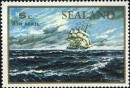 Почтовая марка Силанда с изображением корабля