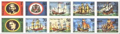 почтовые марки Силенда с кораблями мореплавателей