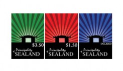 почтовые марки Силенда с изображением платформы