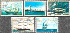Серия почтовых марок Силенда с кораблями