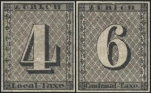 Первые почтовые марки Швейцарии