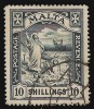 Почтовая марка колонии Великобритании - Мальты "Святой Павел"