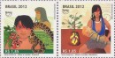 Почтовые марки Бразилии "Мифы и легенды"