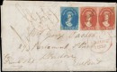 Почтовый конверт Австралии (из Тасмании в Англию)