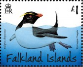 Марка Фолклендских островов пингвин
