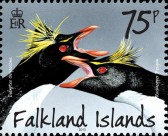 Марка Фолклендских островов - пингвины