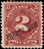 Почтовая марка Пуэрто-Рико с ошибкой в надпечатке