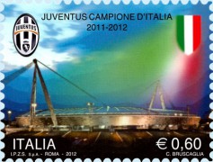 Футбол на марке Италии