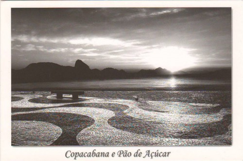Посткроссинг: почтовая открытка Бразилии «Пляж Копакабана»
