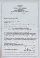 Сертификат почтового конверта Шлезвиг-Гольштейна 